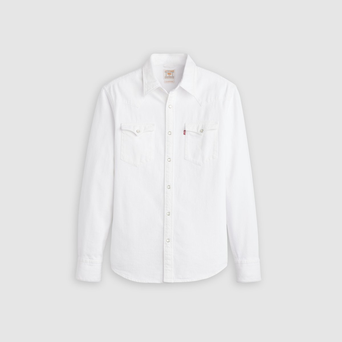 Chemise western Barstow coupe standard blanc - cloudy skys, LEVI'S