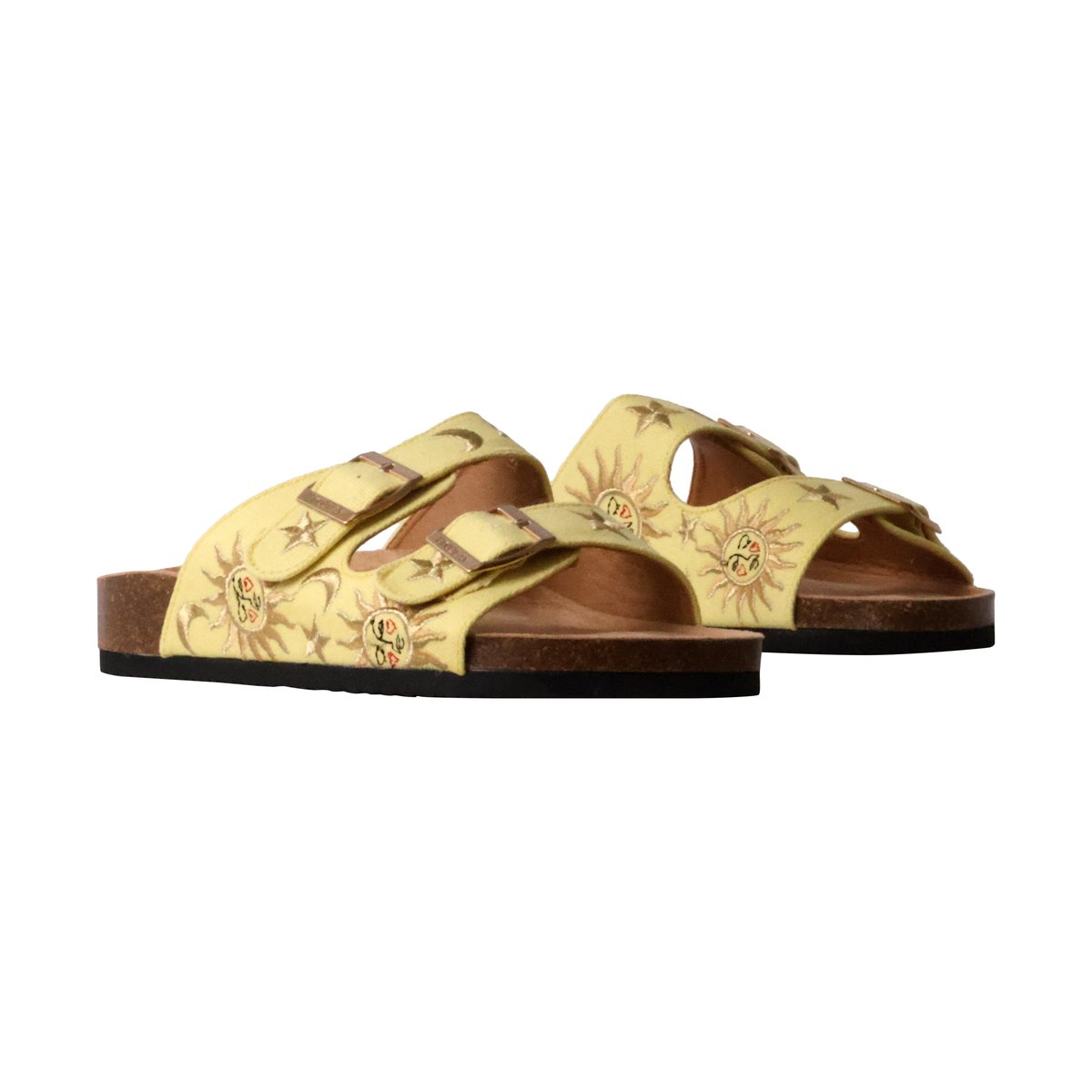 Mules à Enfiler Paris jaune, ENZA NUCCI