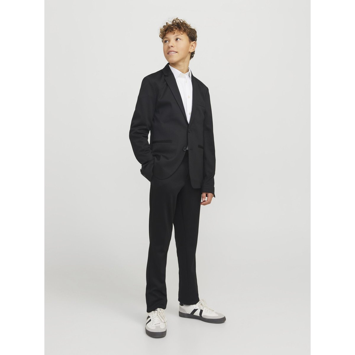 Blazer Croisé Et Pantalon De Tailleur black 1, JACK & JONES JUNIOR