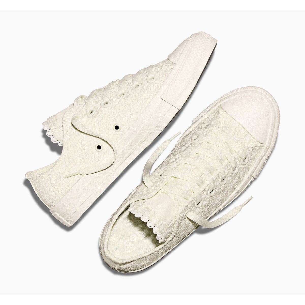 CHUCK TAYLOR ALL OX CROCHET sneakers ecru, CONVERSE