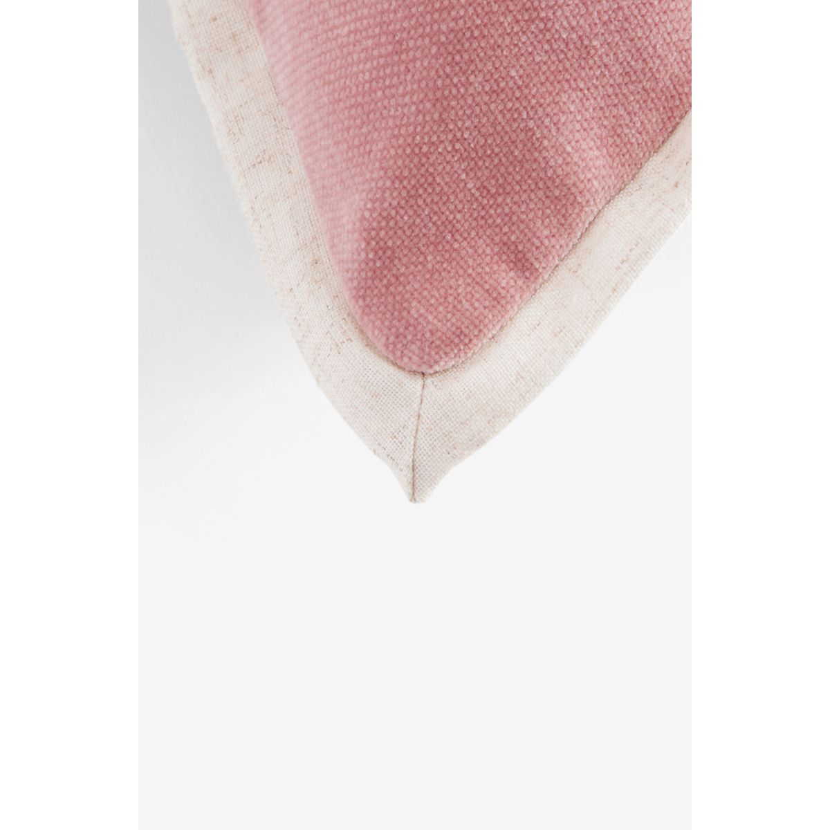 Coussin en chenille loxley rose, NEXT