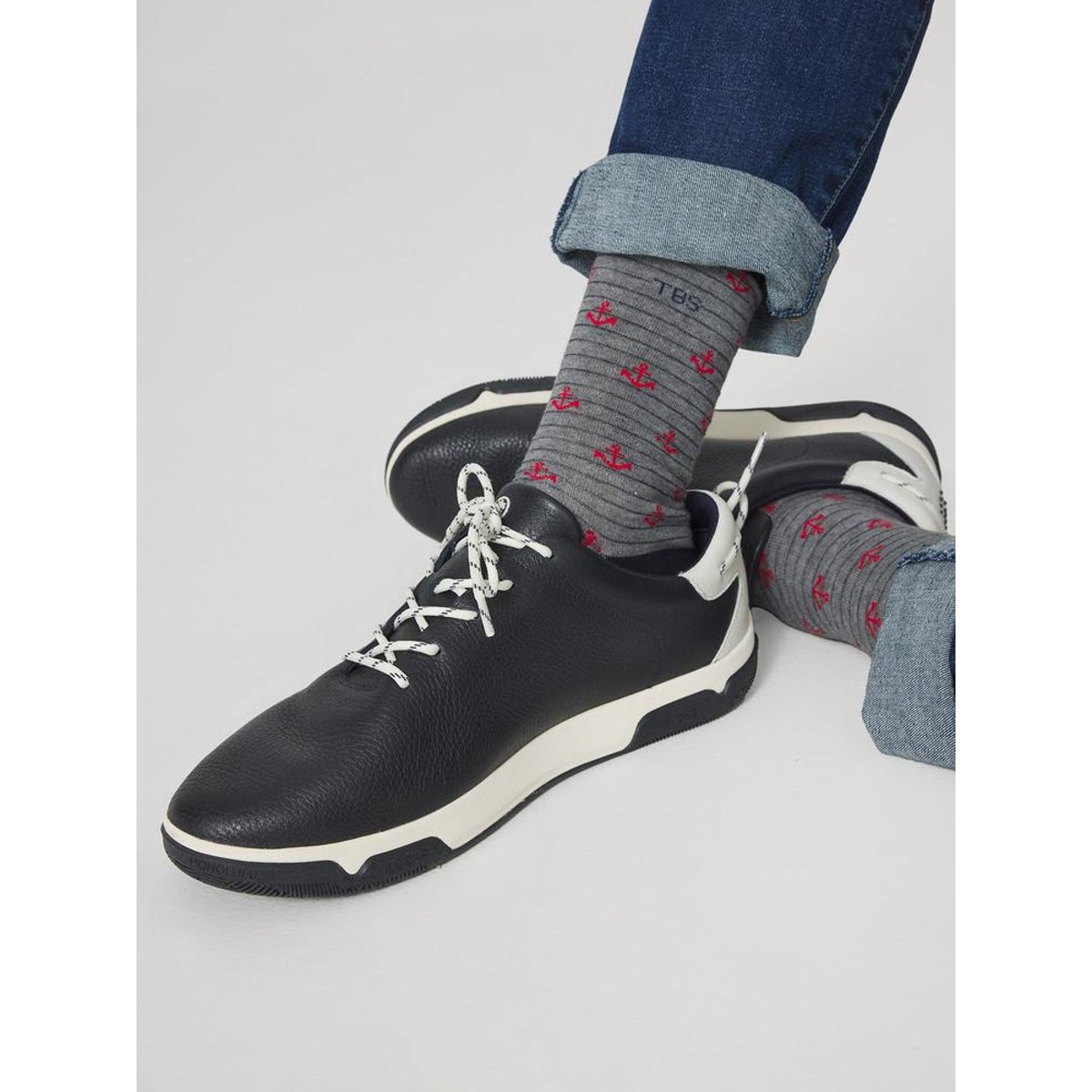 Baskets GEDEONE bleu, TBS