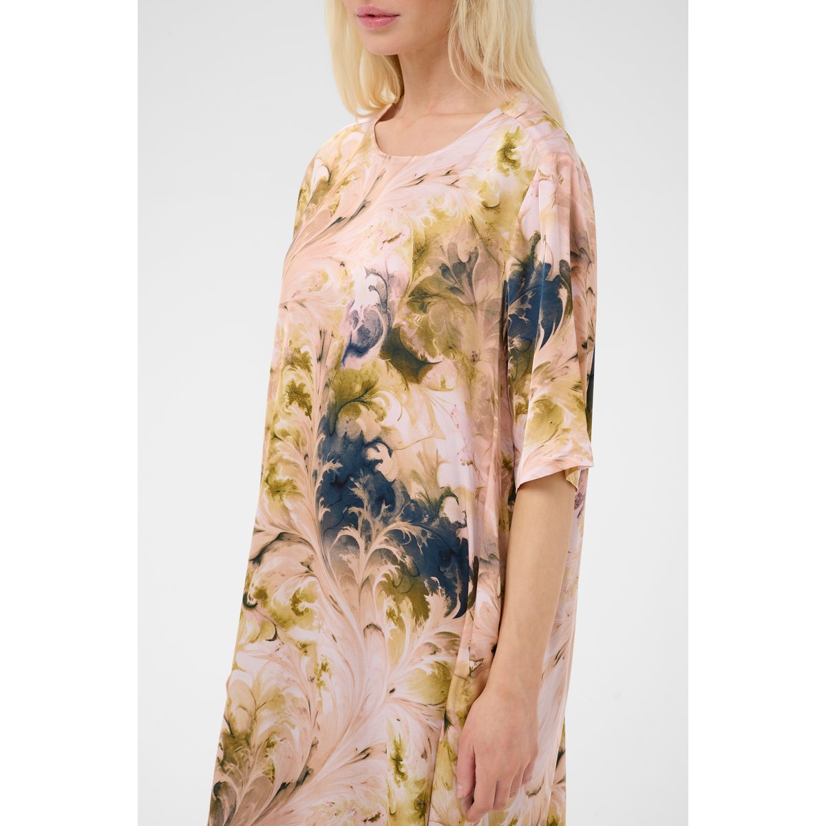 Robe bleu vert blue/green swirl, CULTURE