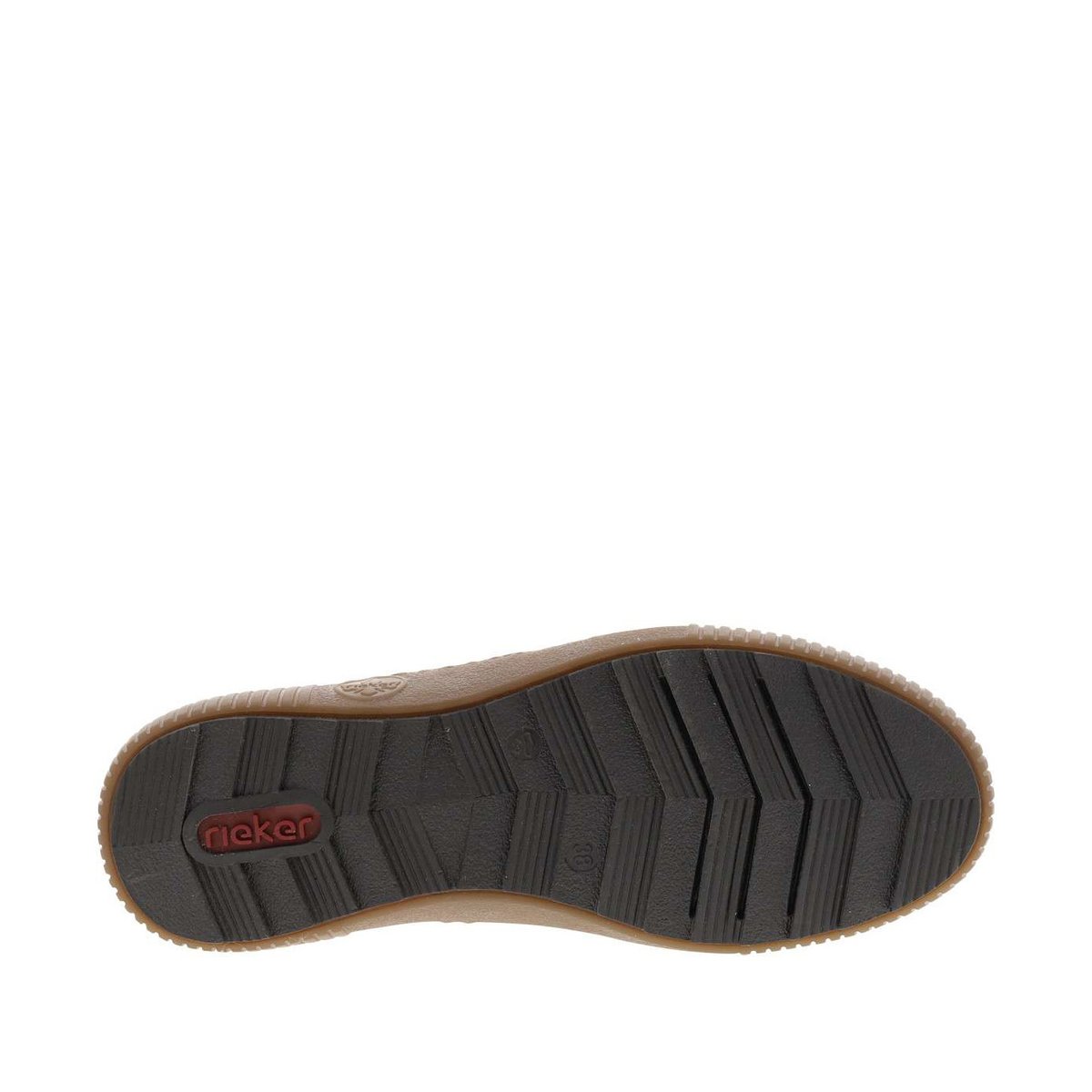 Bottines bronze à talon plat avec une doublure en maille sherpa bronze, RIEKER