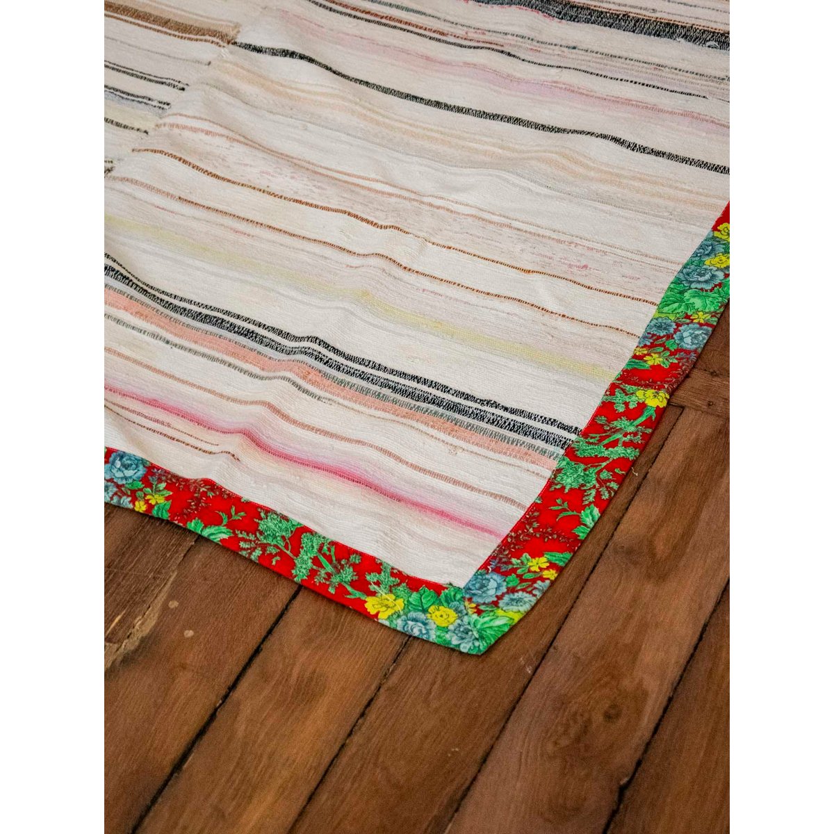 Tapis au rebord à motifs Olivier N°129 - Bon état multicolore, DEBONGOUT