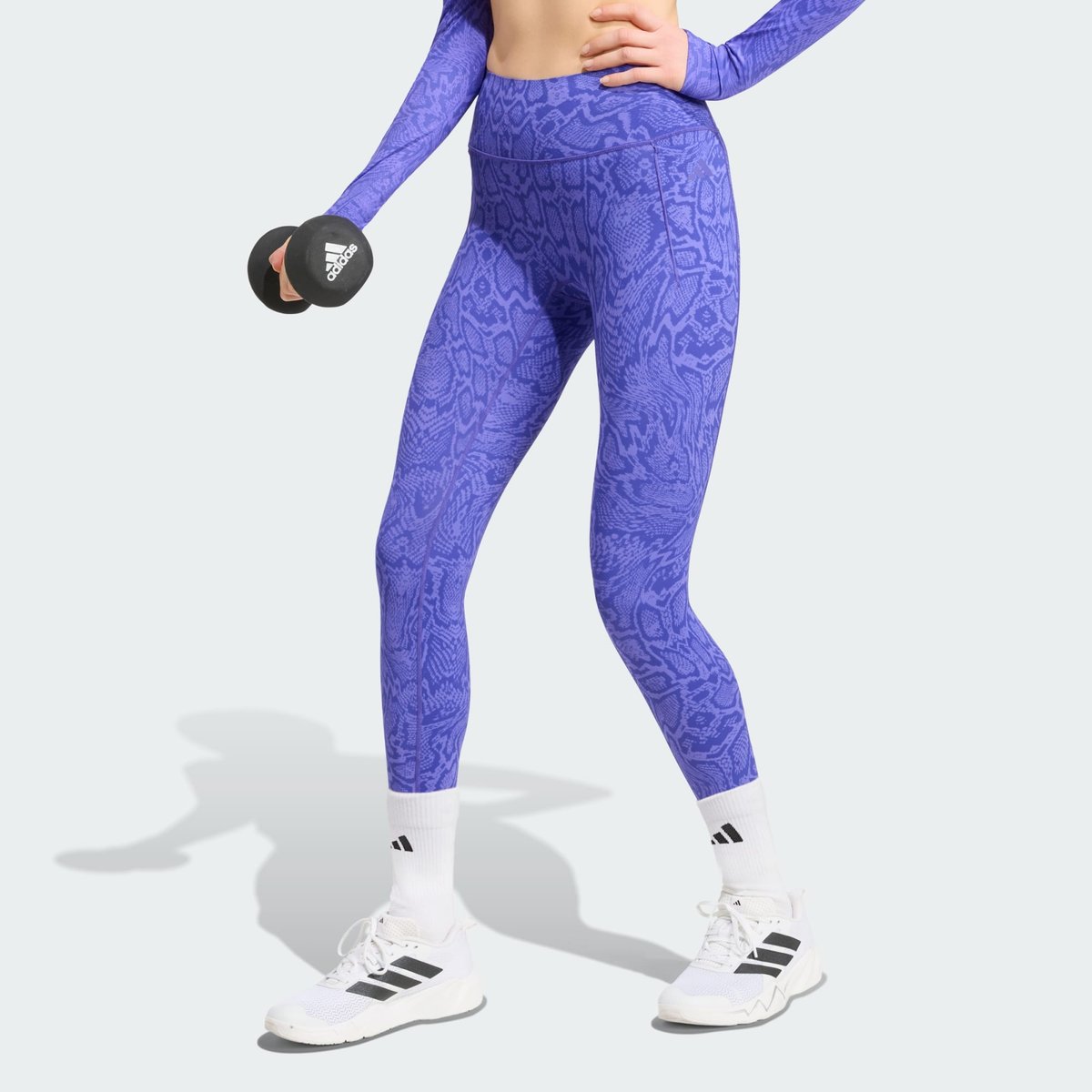 Legging 7/8 Serpent Optime Primelift Legging 7/8 Serpent Optime Primelift solar purple / pure purple, adidas Performance