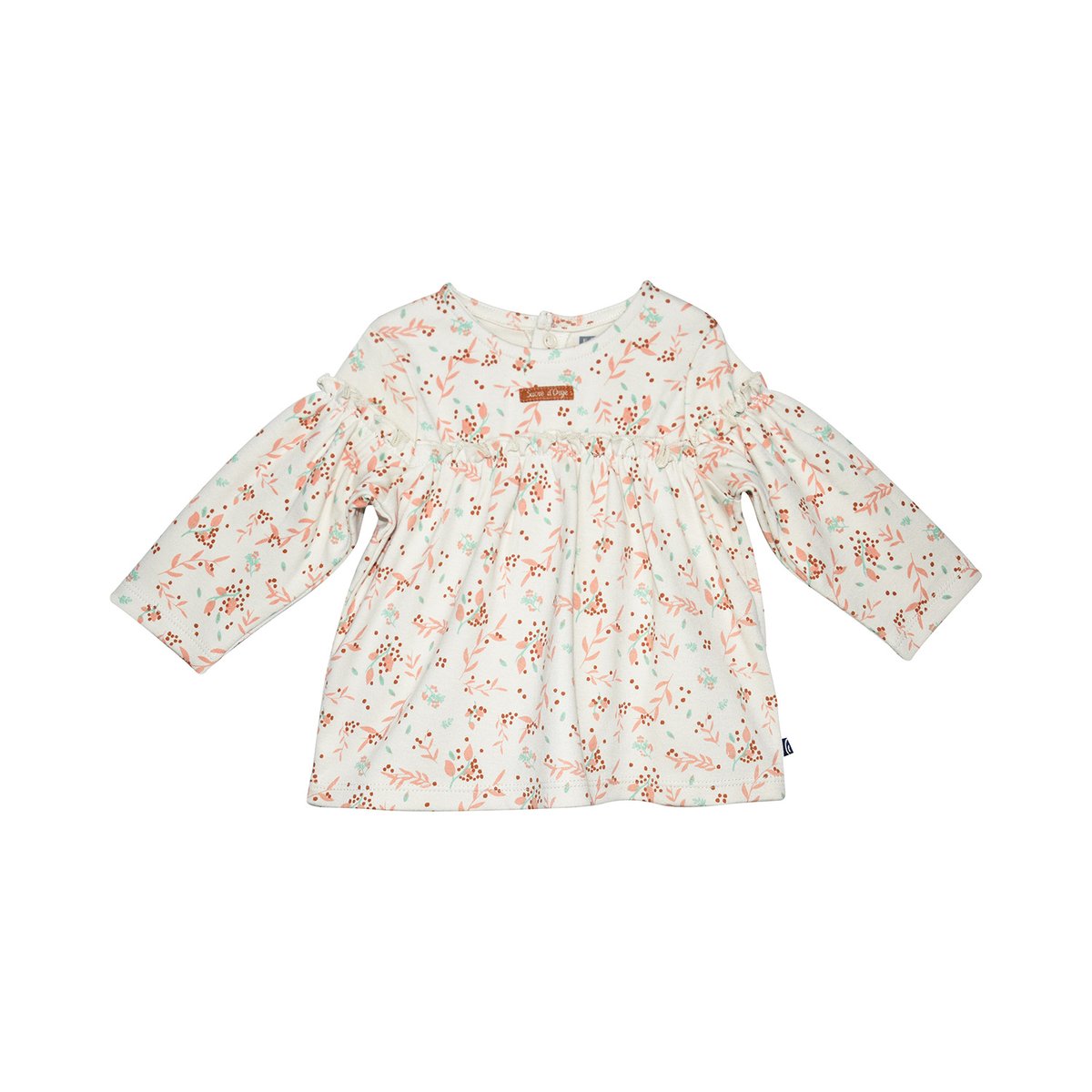 Tshirt pantalon ina maille bebe blanc, SUCRE D'ORGE