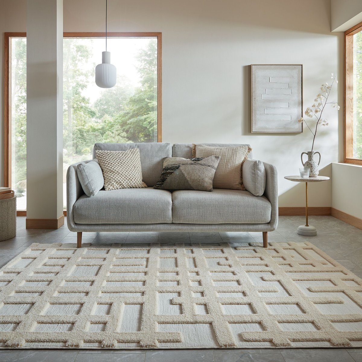 Tapis moderne ELEVADO crème, FLAIR RUGS