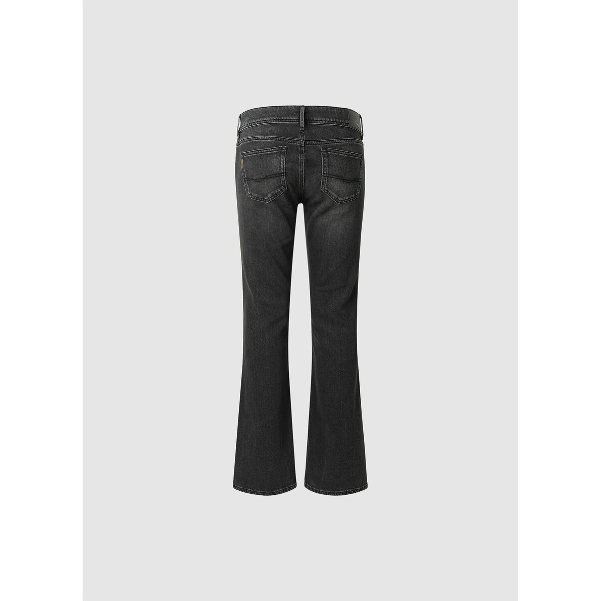 Pimlico Flared Jeans with Low Rise faded deep black, PEPE JEANS