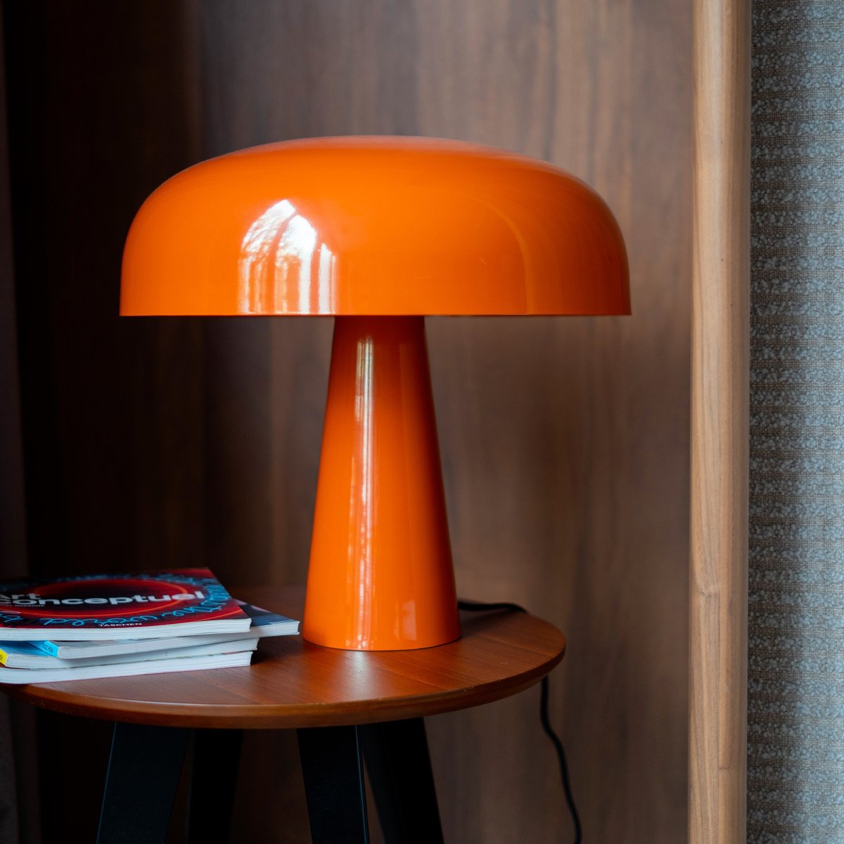 Lampe en métal - LIVIA orange, MAISON PAVANE