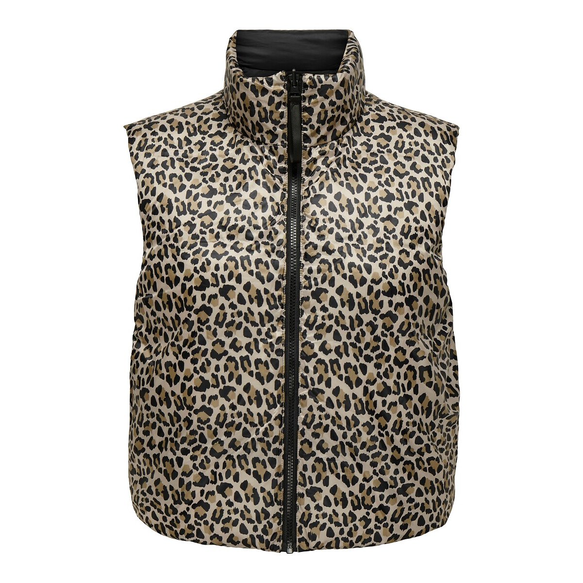 Piumino senza maniche reversibile nero , ONLY