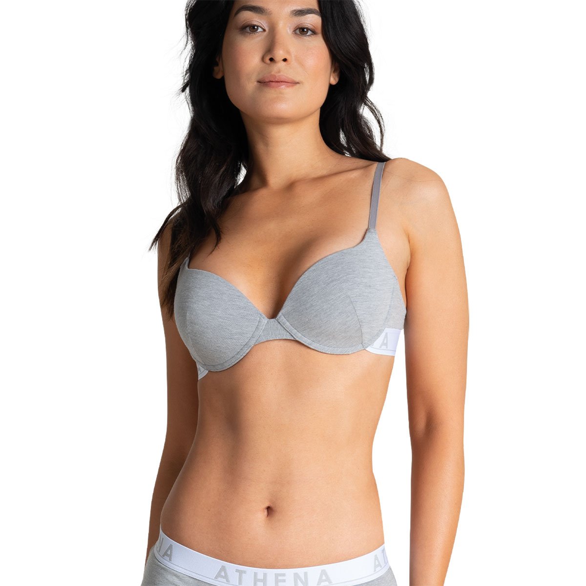Soutien-gorge avec armatures à coques  easy color gris, ATHENA