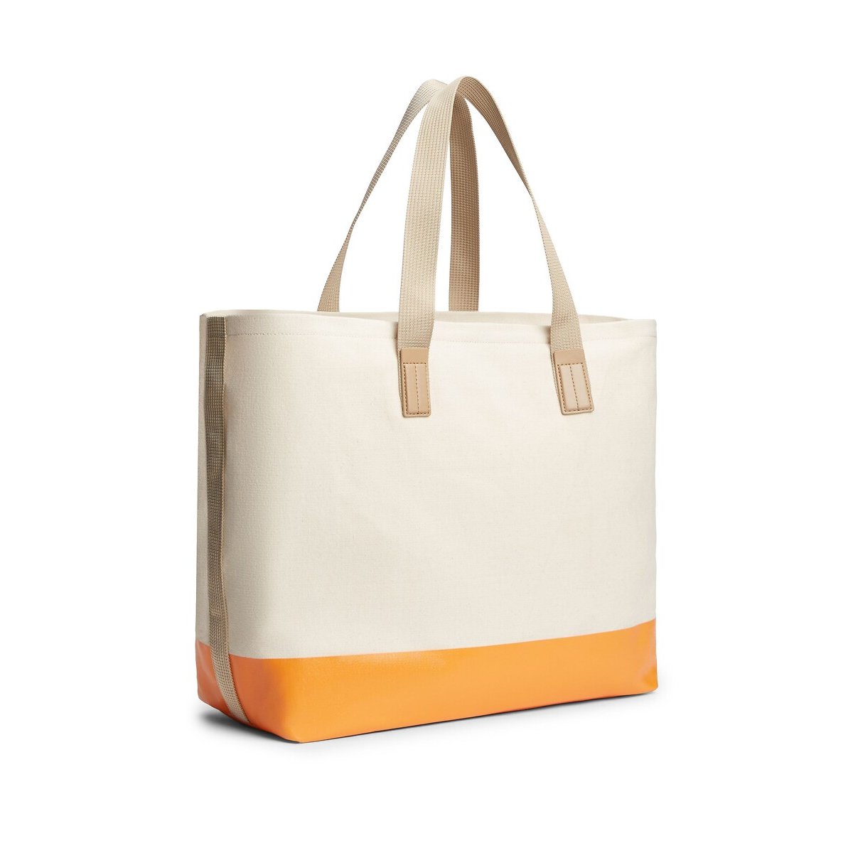 Sac tote bag en toile, TH SUMMER CANVAS beige, TOMMY HILFIGER