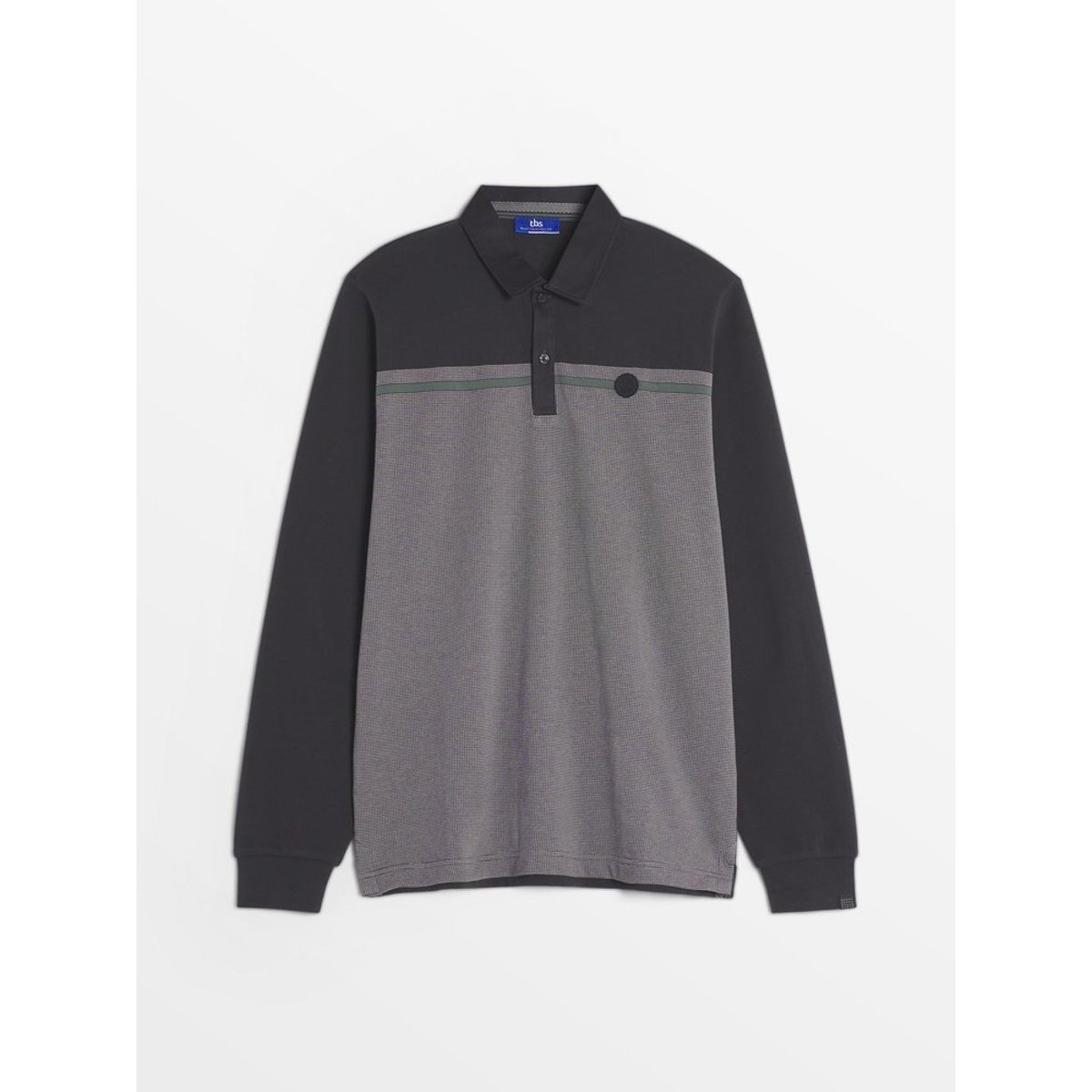 Polo manches longues NEKKOPOL carbone, TBS