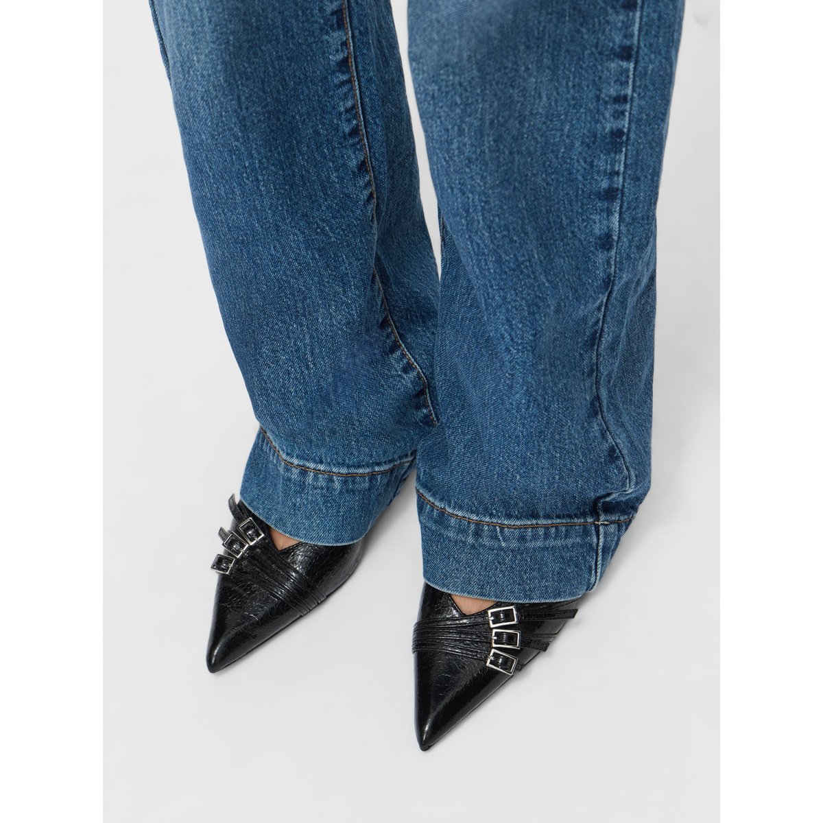 Jean Droit bleu - medium blue denim1, NOISY MAY