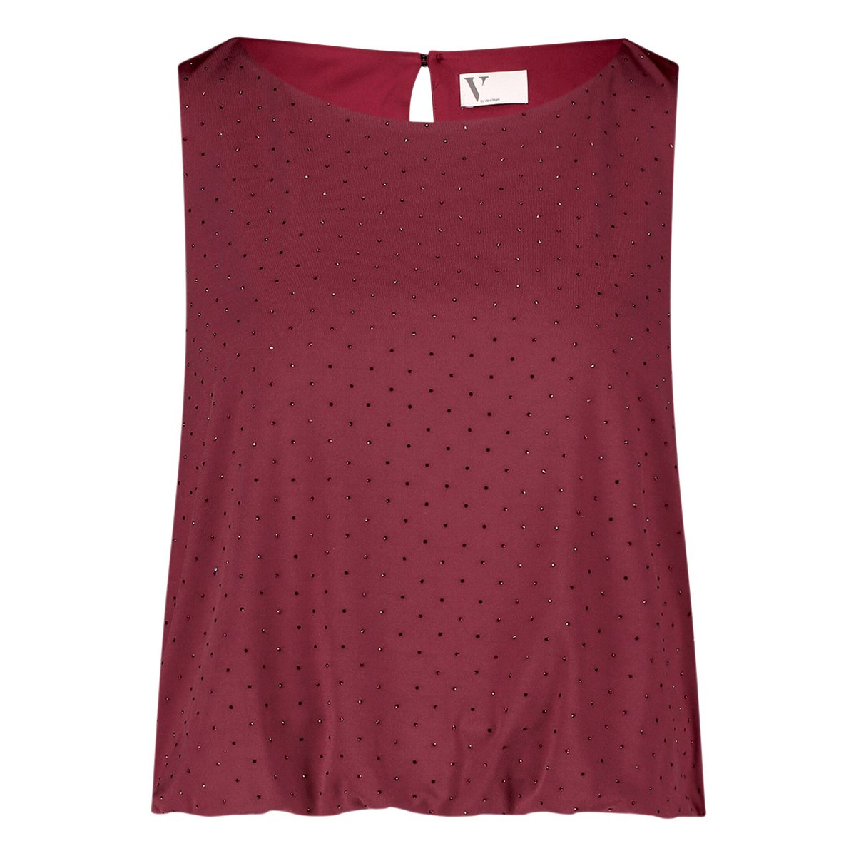 Haut façon blouse au look scintillant deep dahlia, VERA MONT