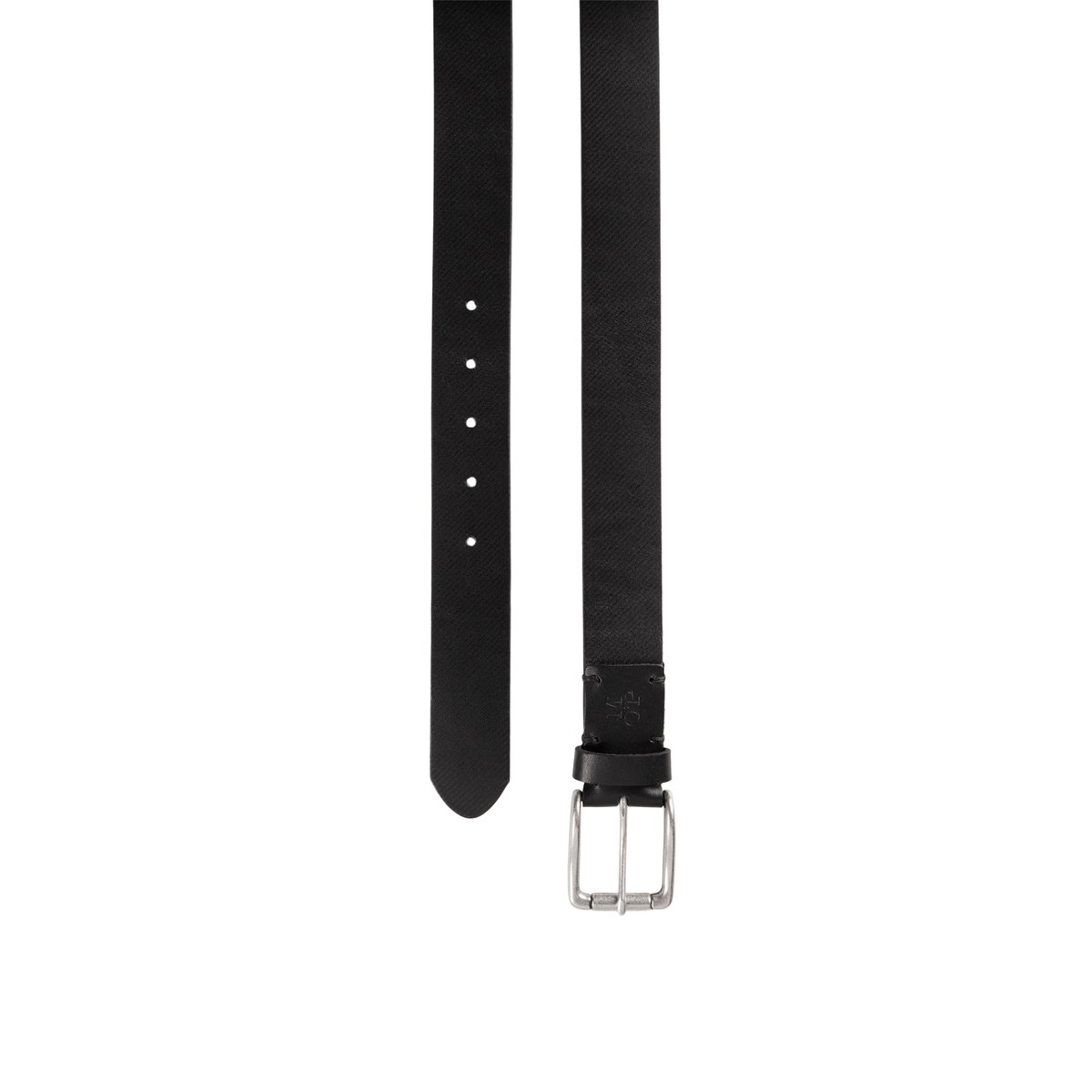 Ceinture en cuir de vache robuste noir, MARC O'POLO