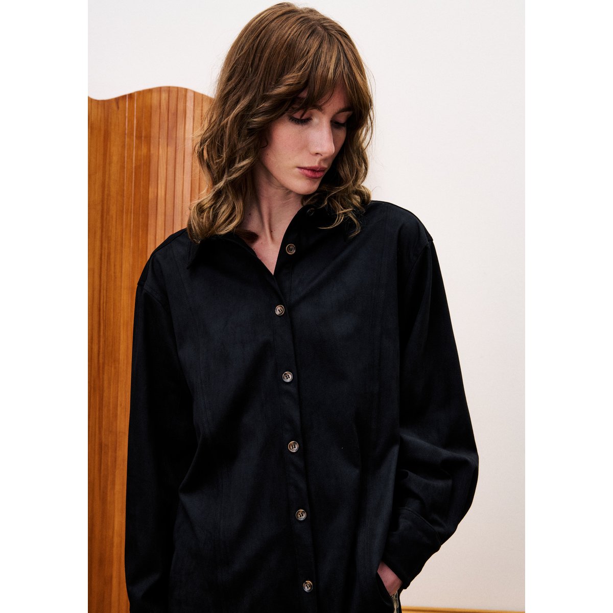 Chemise  CARLIN noir, FRNCH