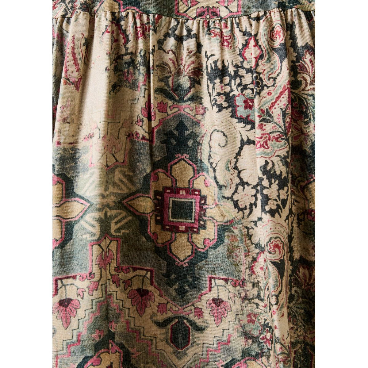 Chemise manches longues col rond ecru, LA FEE MARABOUTEE