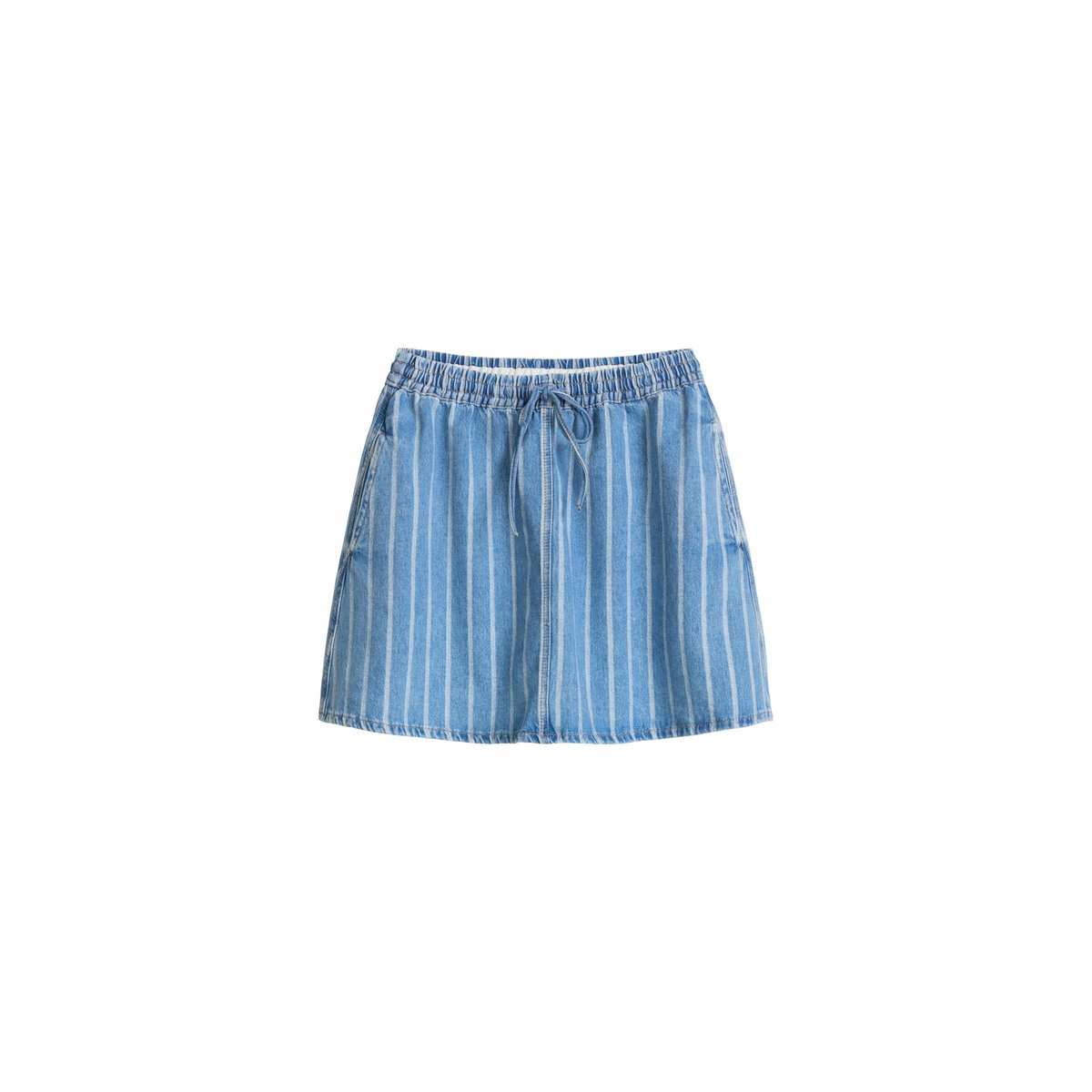 Jupe en jean évasée en pur coton bio bleu, MARC O’POLO DENIM