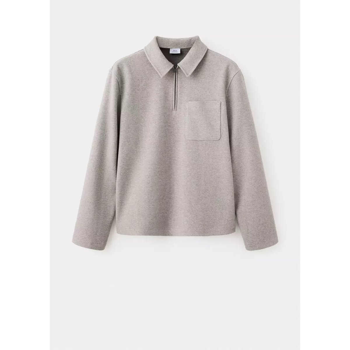 Sweat regular fit avec poche gris clair/pastel, MANGO MAN