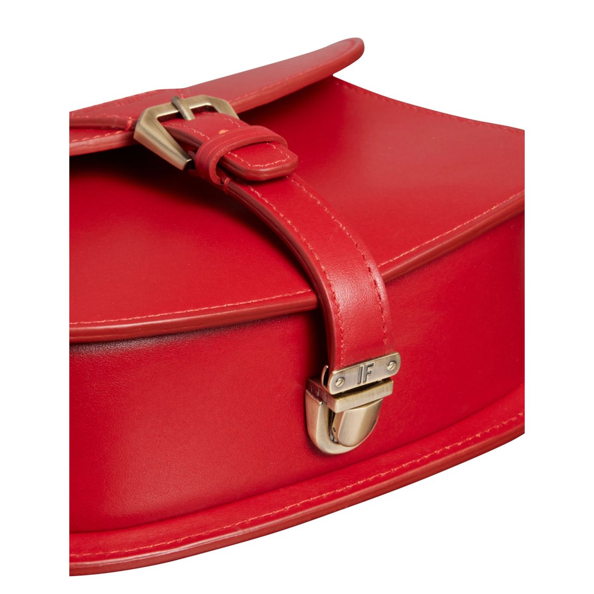 Baby flaneur shoulder bag rouge, INES DE LA FRESSANGE PARIS