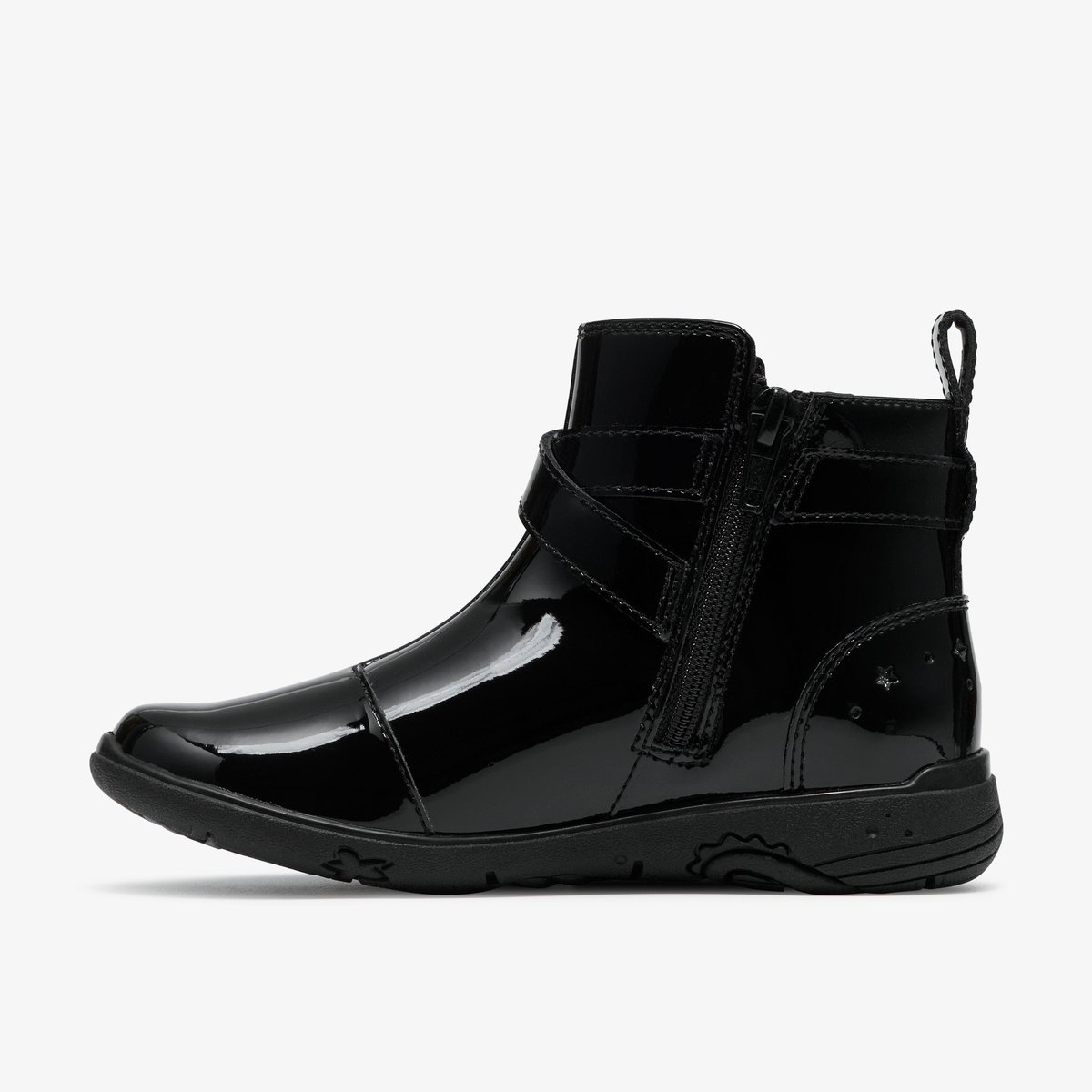 Boots Brevet Coupe Large RELDA STAR K noir, CLARKS