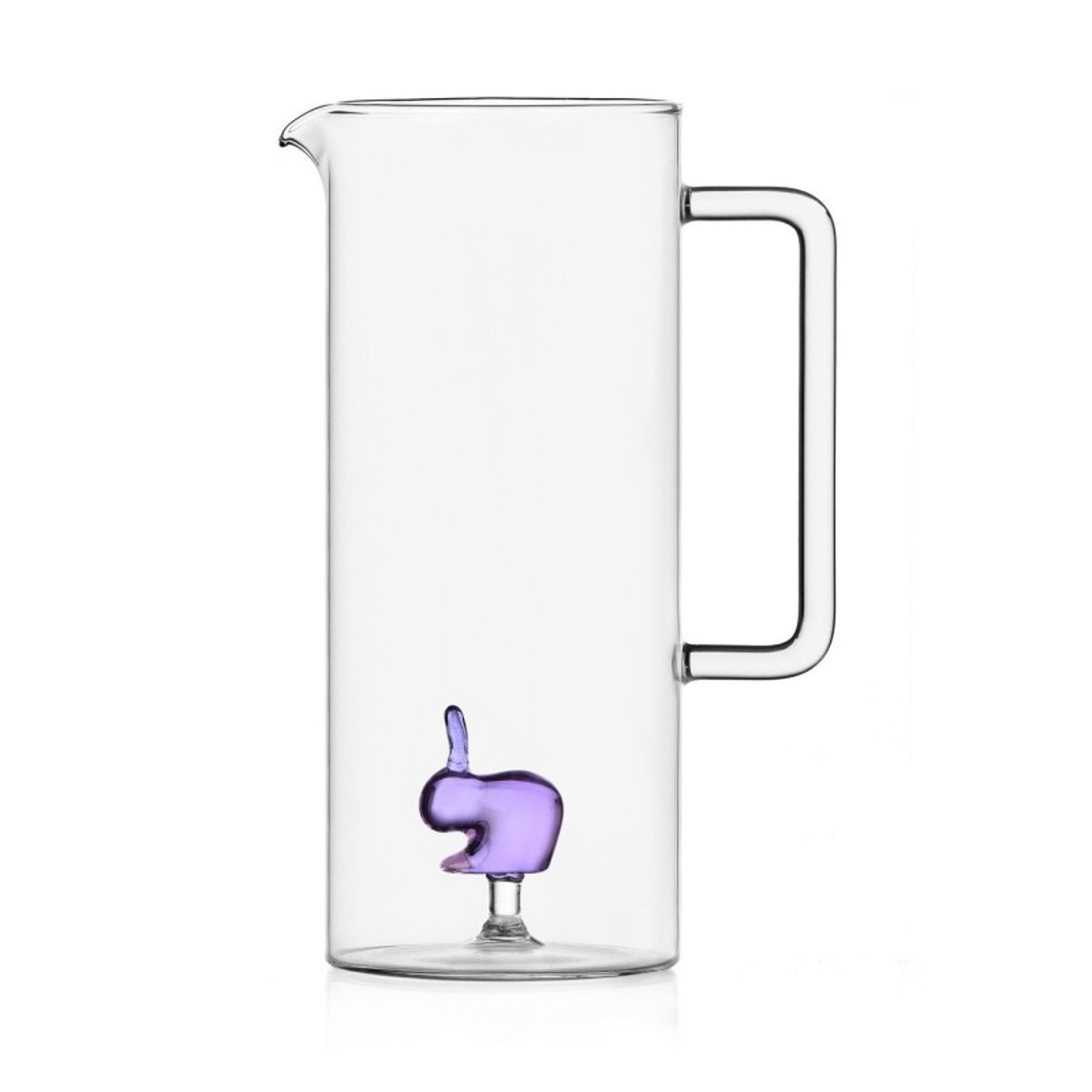 Carafe verre lapin QEEBOO X Rabbit mauve, ICHENDORF