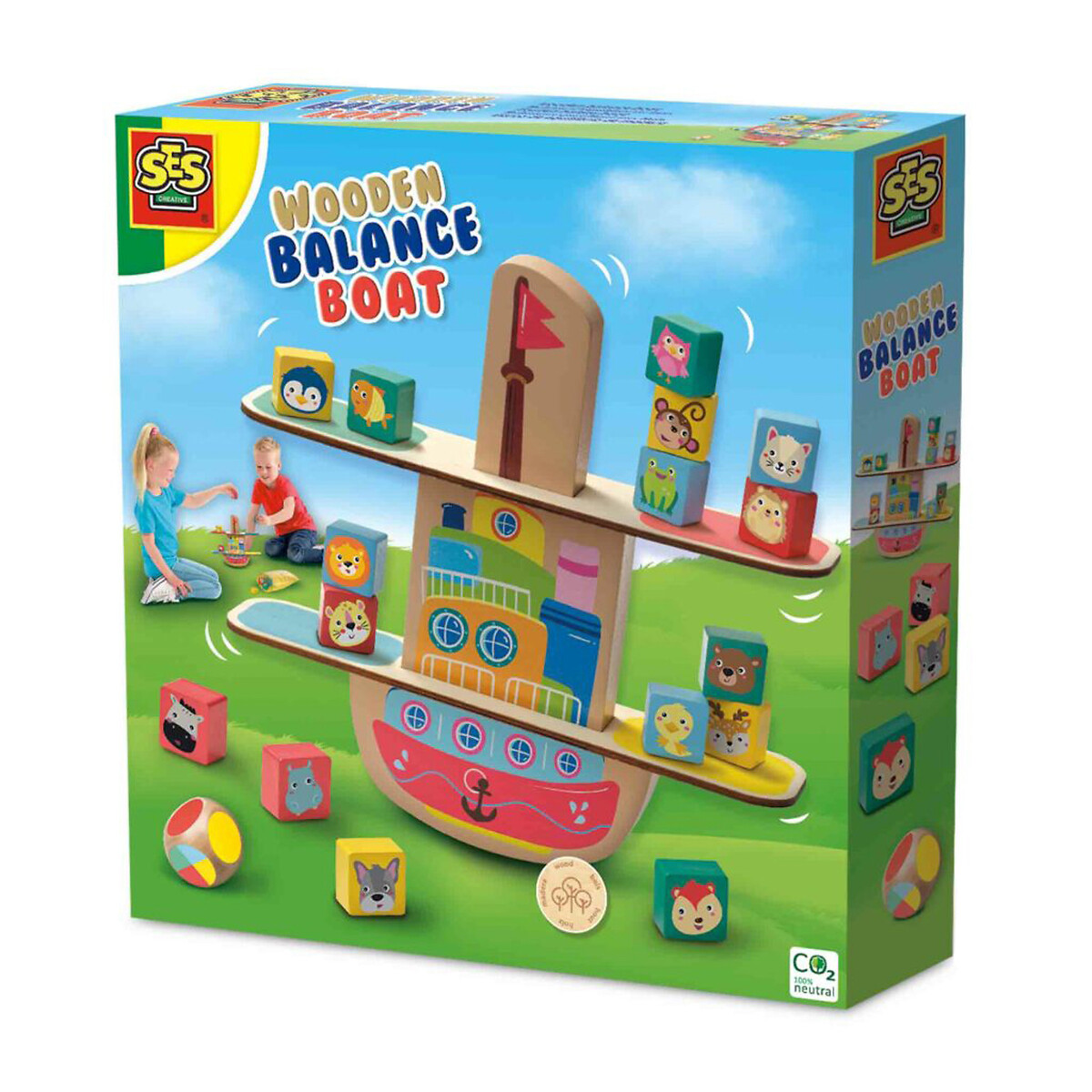 Jogo "Barco de equilíbrio", SES multicolor, SES