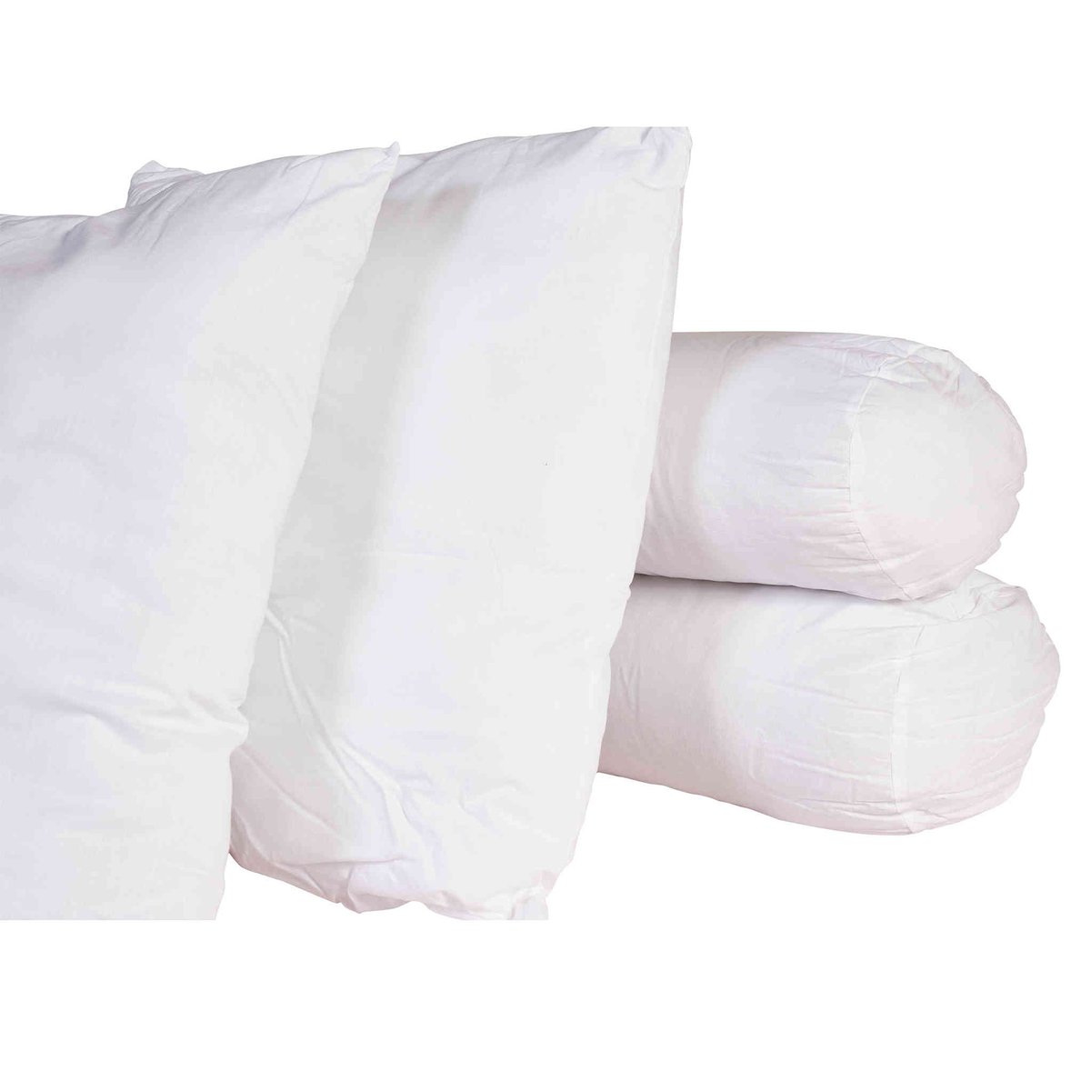 Pack traversin et oreiller antiacariens blanc, SOMEO