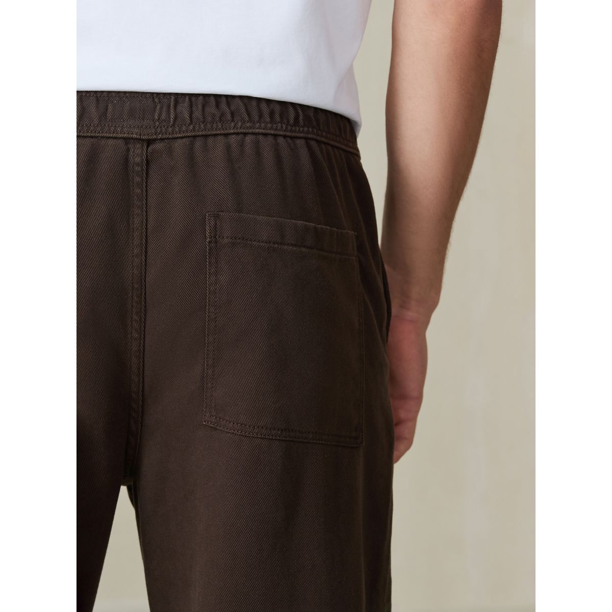 Pantalon de jogging doux en tencel mélangé marron, NEXT