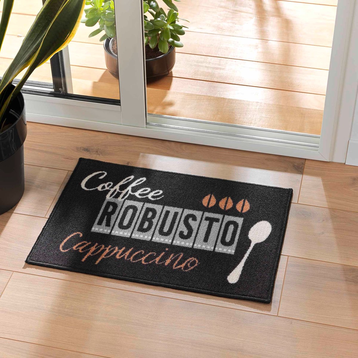 Tapis de cuisine Coffee noir, EDEN