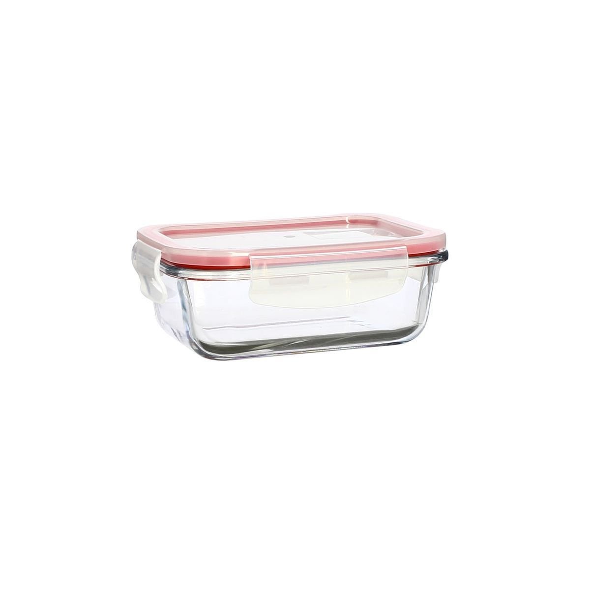 Boîte hermétique rectangulaire 370ml en verre, CLÉMENTINE transparent, MENASTYL