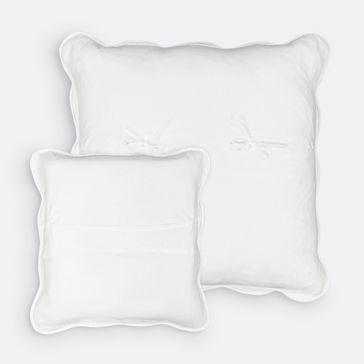Scenario Quilted 100% Cotton Cushion Cover white, LA REDOUTE INTERIEURS