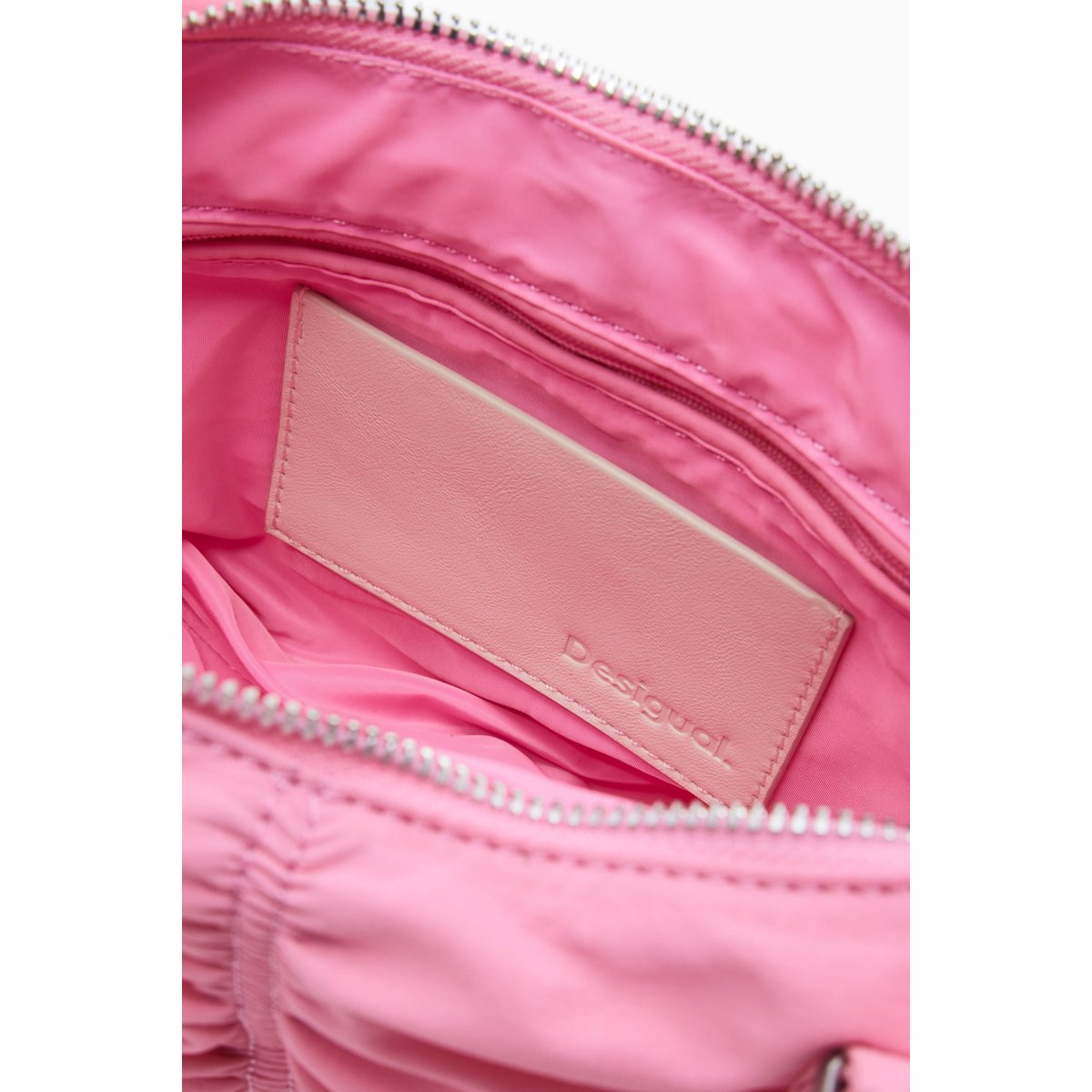 Sac moyen à boucles en nylon rouge, DESIGUAL