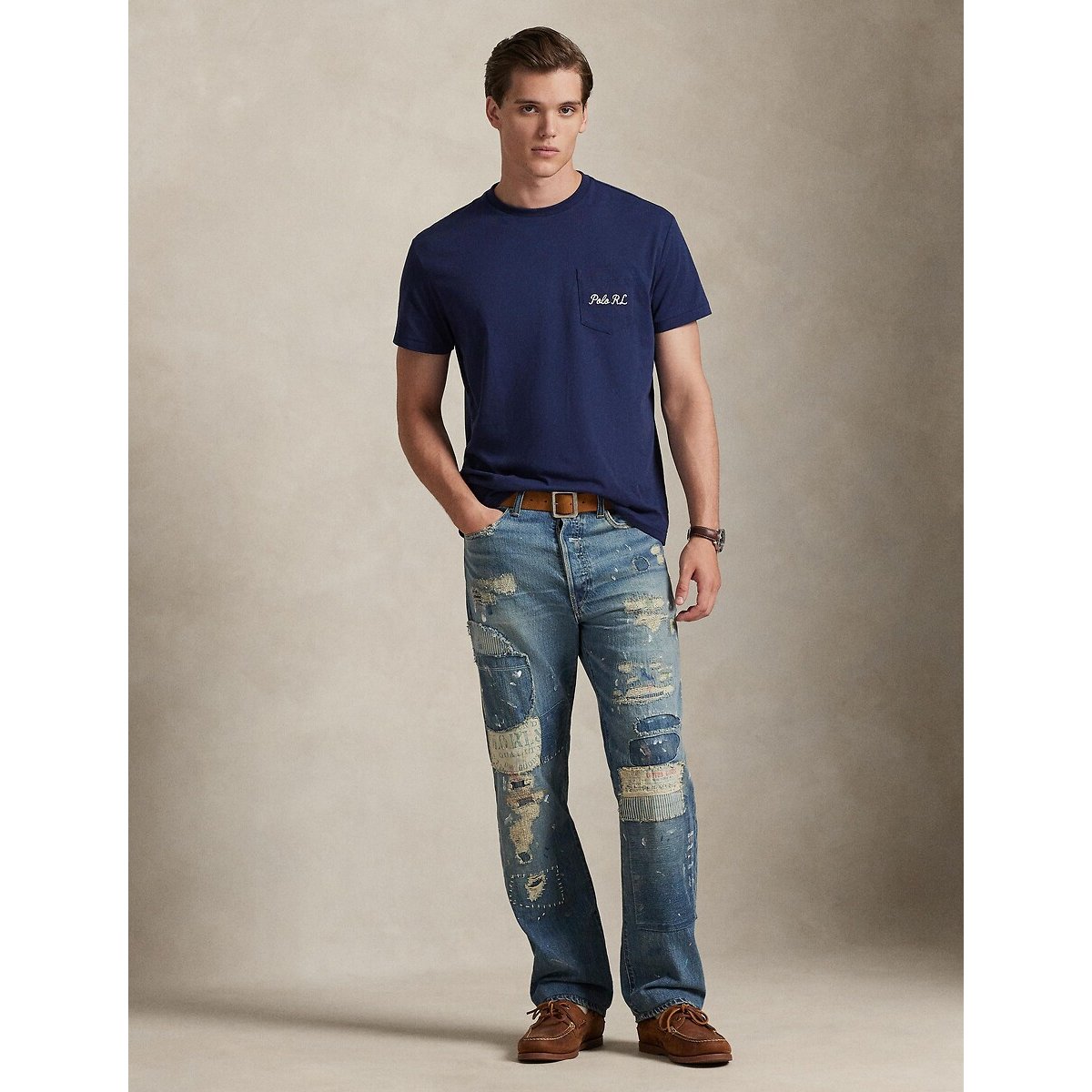 T-shirt Polo Bear Custom Slim Fit navy, POLO RALPH LAUREN