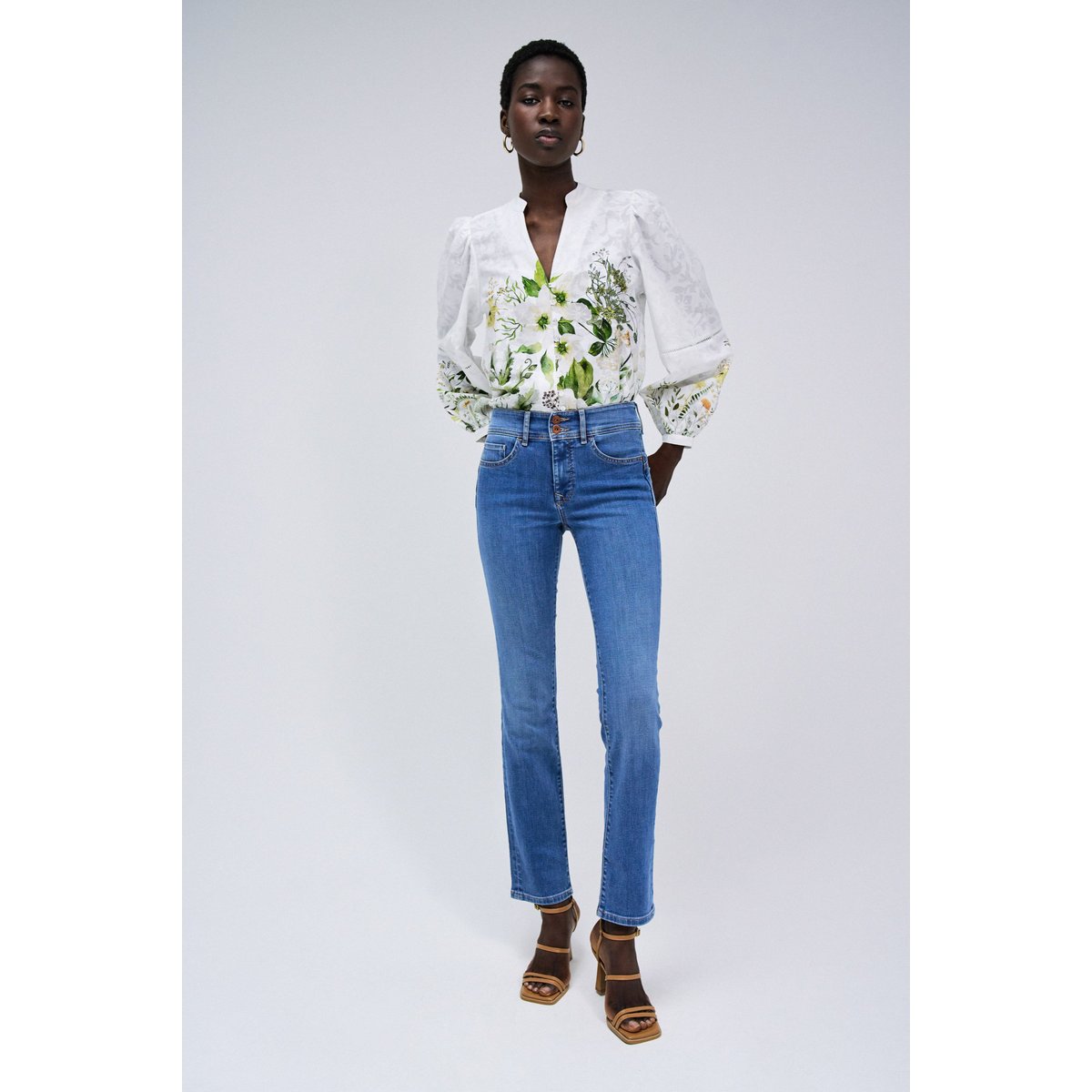 JEAN SECRET PUSH IN SLIM bleu, SALSA JEANS