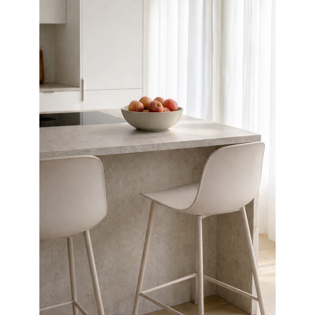 Tabouret Polipropylène - LEIN beige, KENAY