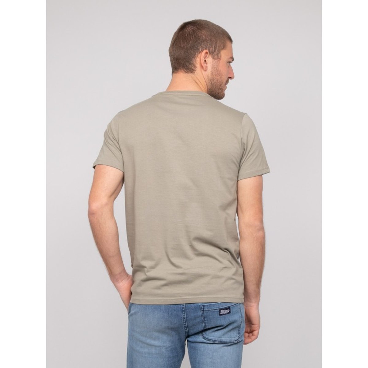 T-shirt Coton Motifs Navirol kaki, RITCHIE