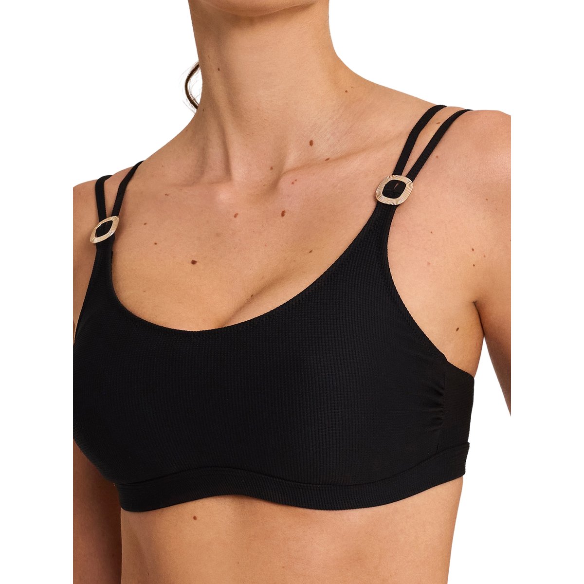 Haut maillot de bain prothétique SOLSTICE noir, SELMARK MARE