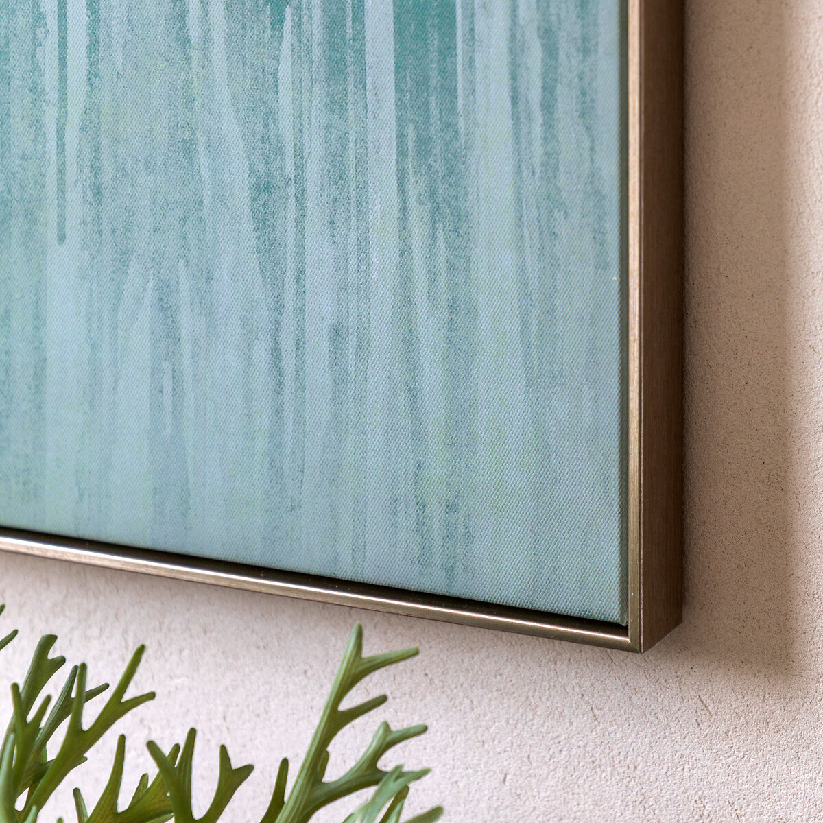 90x120cm Early Morning Horizon Framed Canvas green, ÉDITÉ