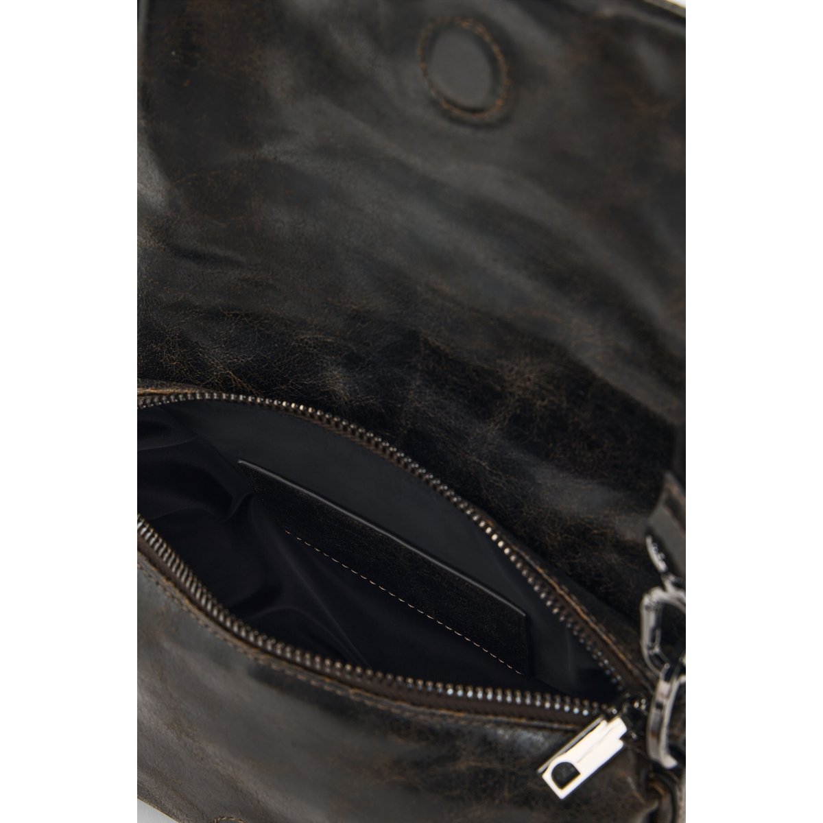 Petit sac matelassé marron, DESIGUAL