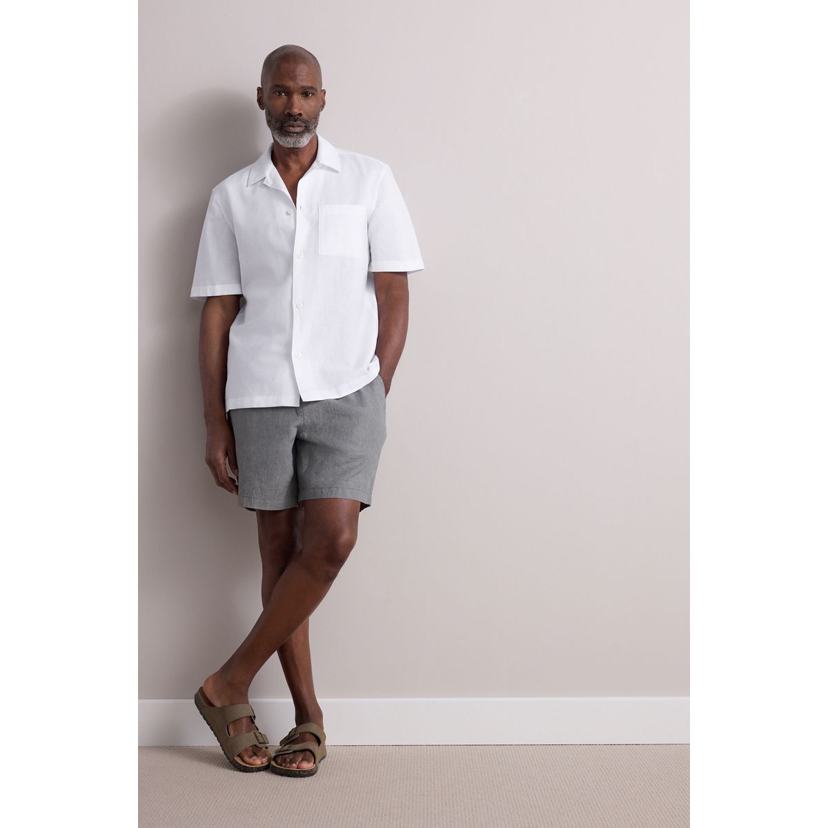 Short avec cordon de serrage vert sauge, NEXT
