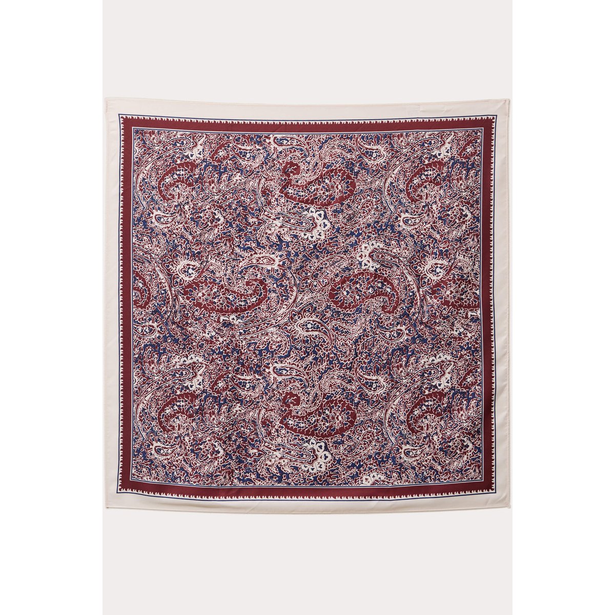 Foulard satiné soyeux marron, CACHE CACHE