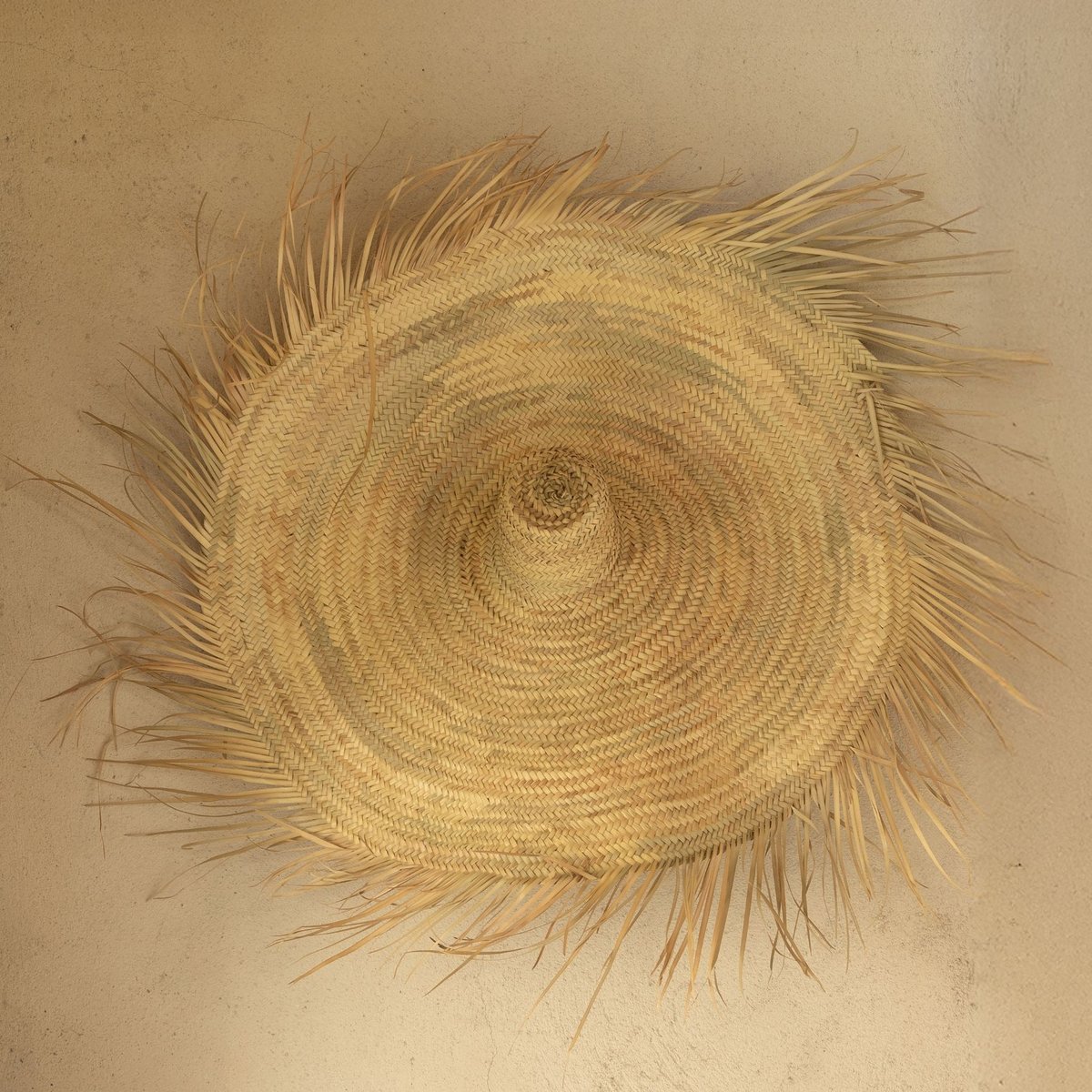 Chapeau de paille naturelle XXL -  LOJI naturel, HOME MAISON
