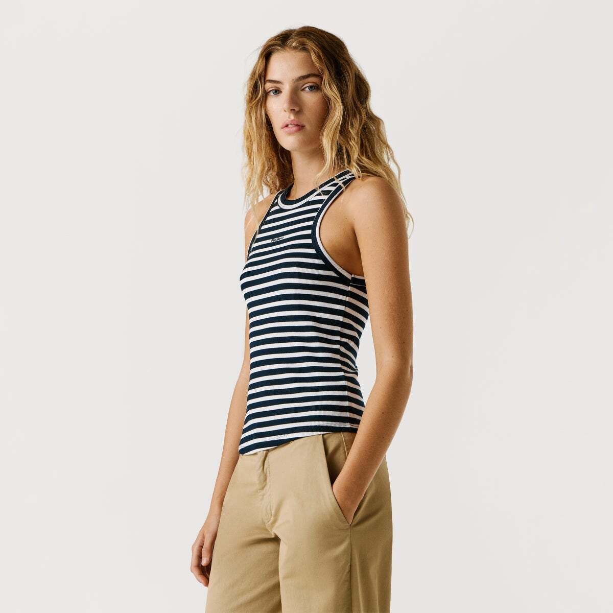 Top Côtelé À Rayures bleu dulwich, PEPE JEANS