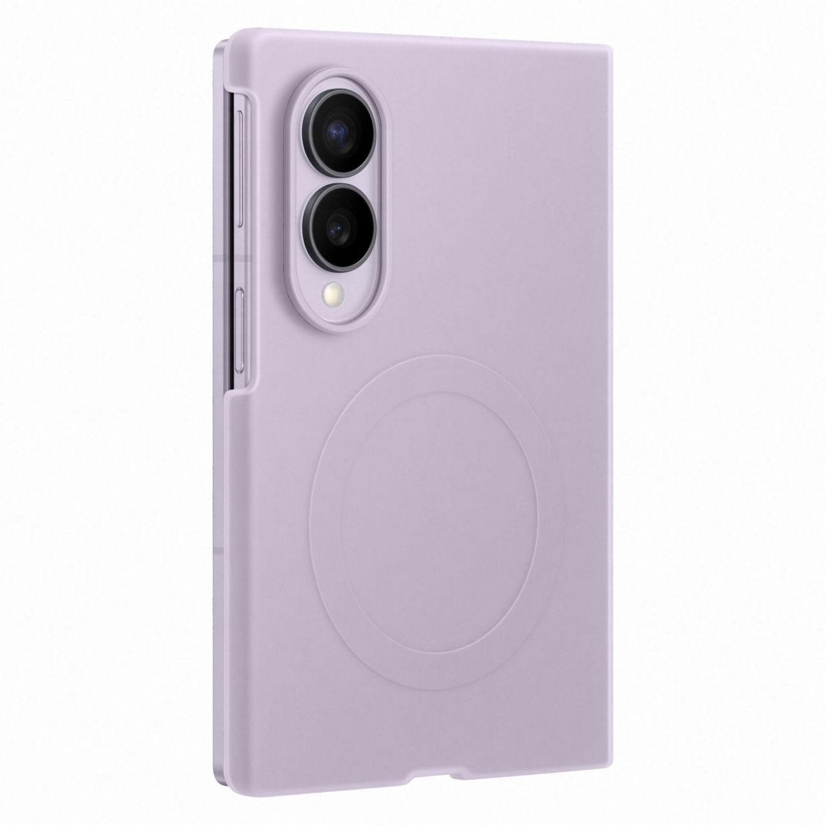 Pack Silicone magnétique Lavande + Film Fold couleur unique, SAMSUNG