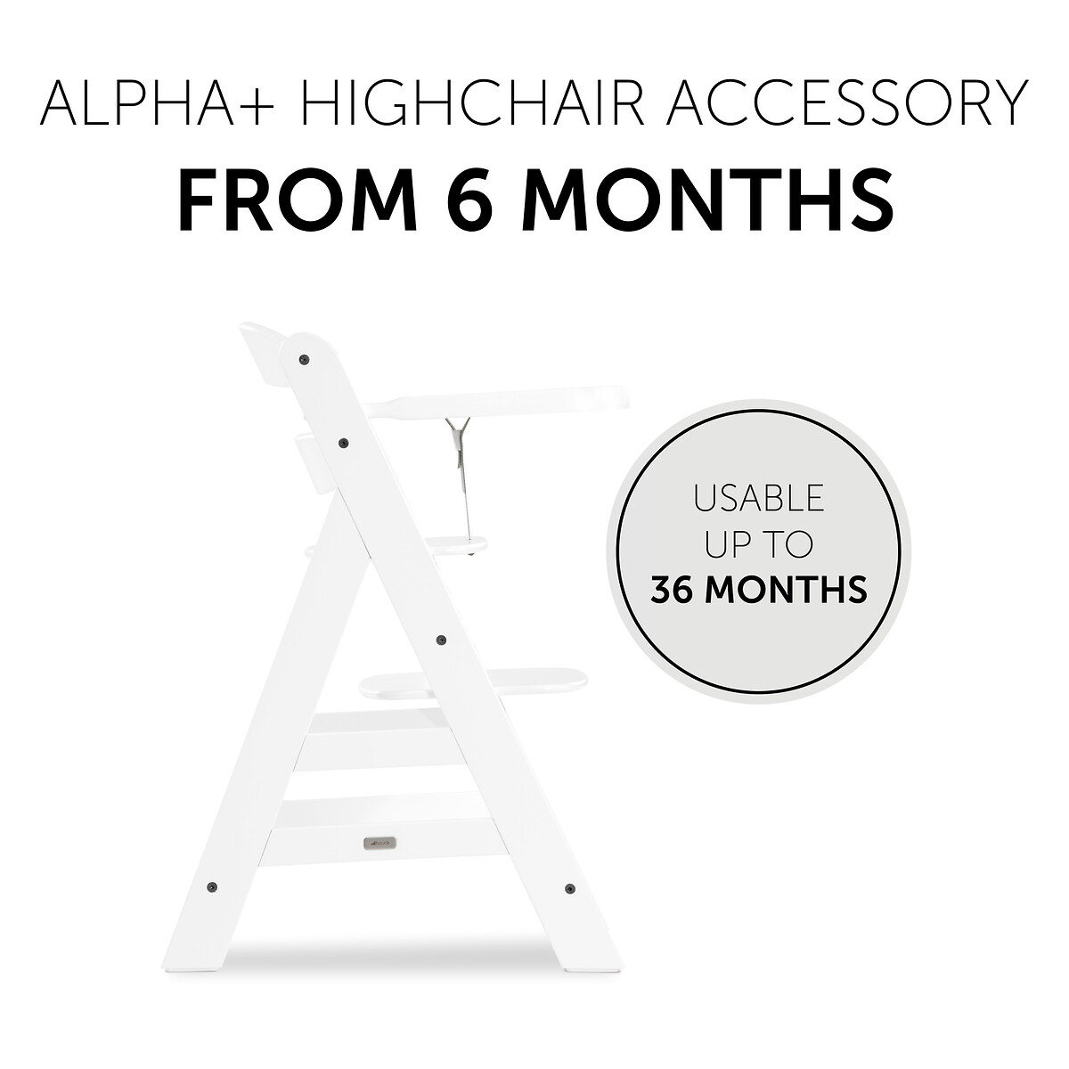 Alpha Wooden Tray white, HAUCK