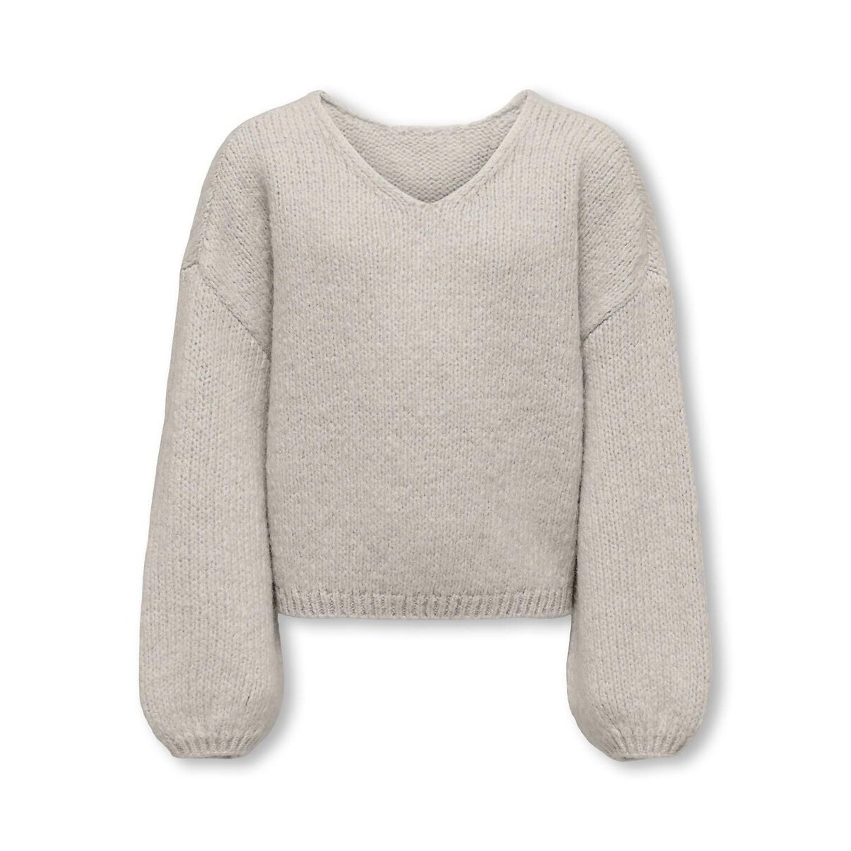 Trui met V-hals beige , KIDS ONLY