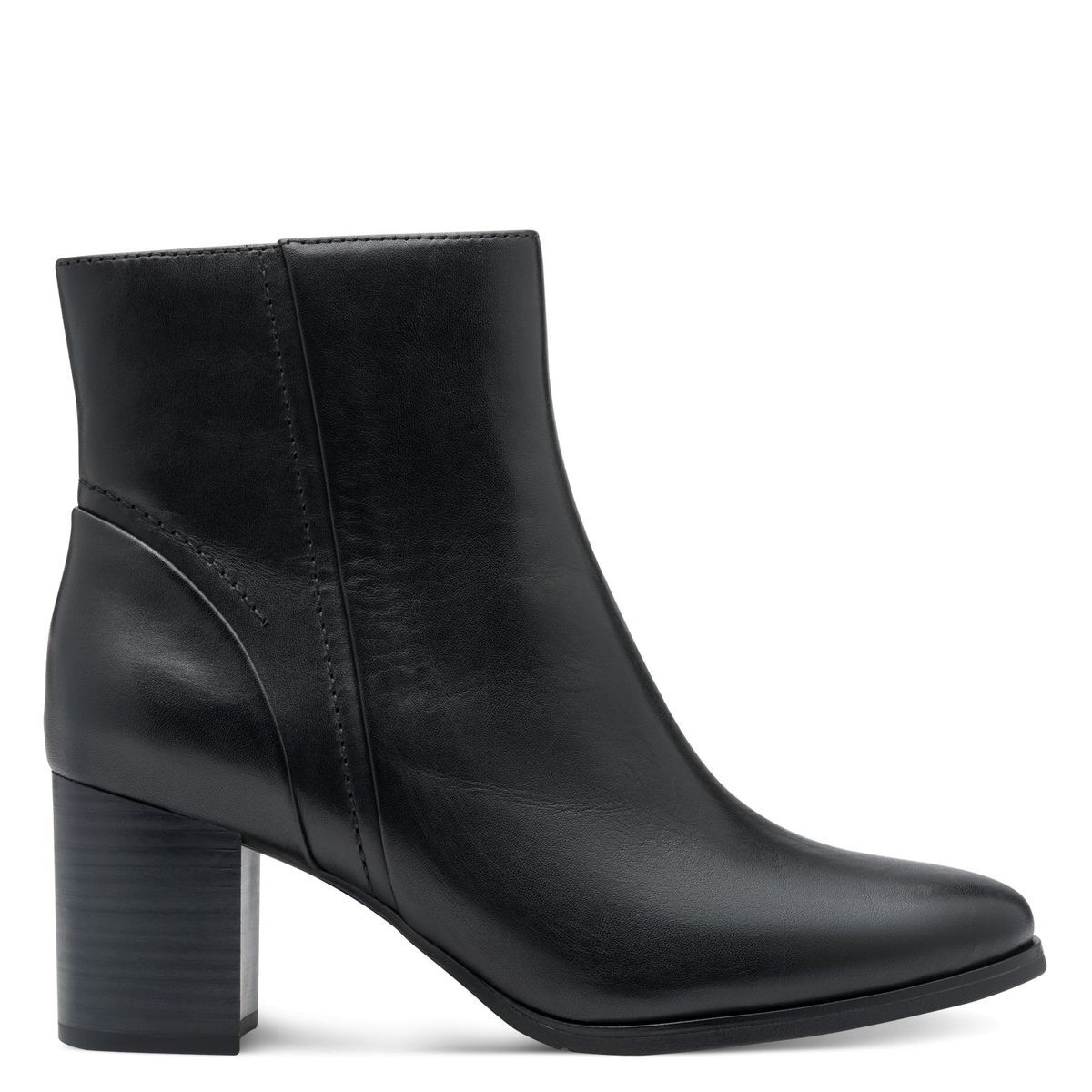 Bottine en cuir noir, MARCO TOZZI